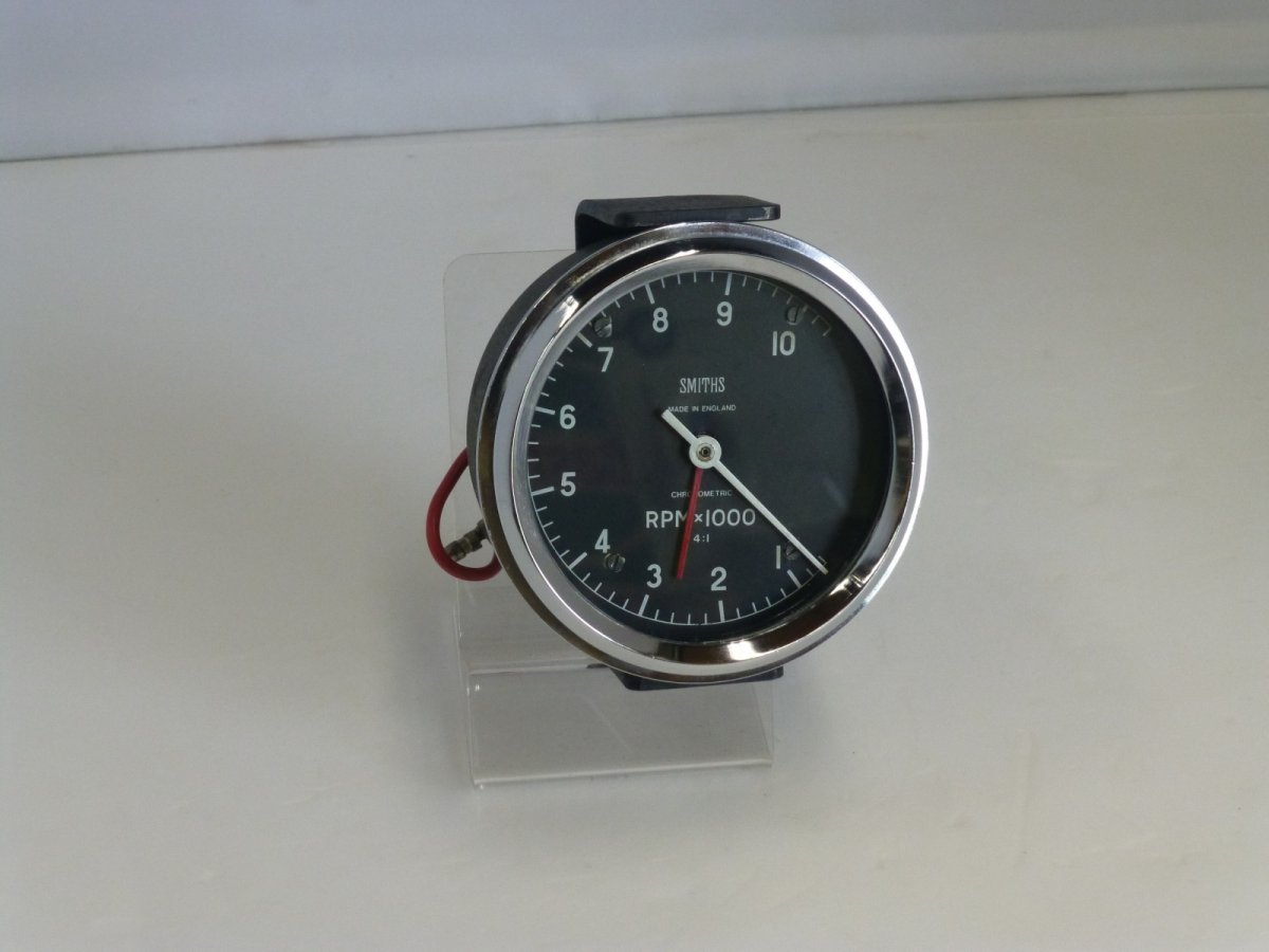 画像1: SMITHS 10000RPMクロノメトリック タコメータースパイ針付 (1)