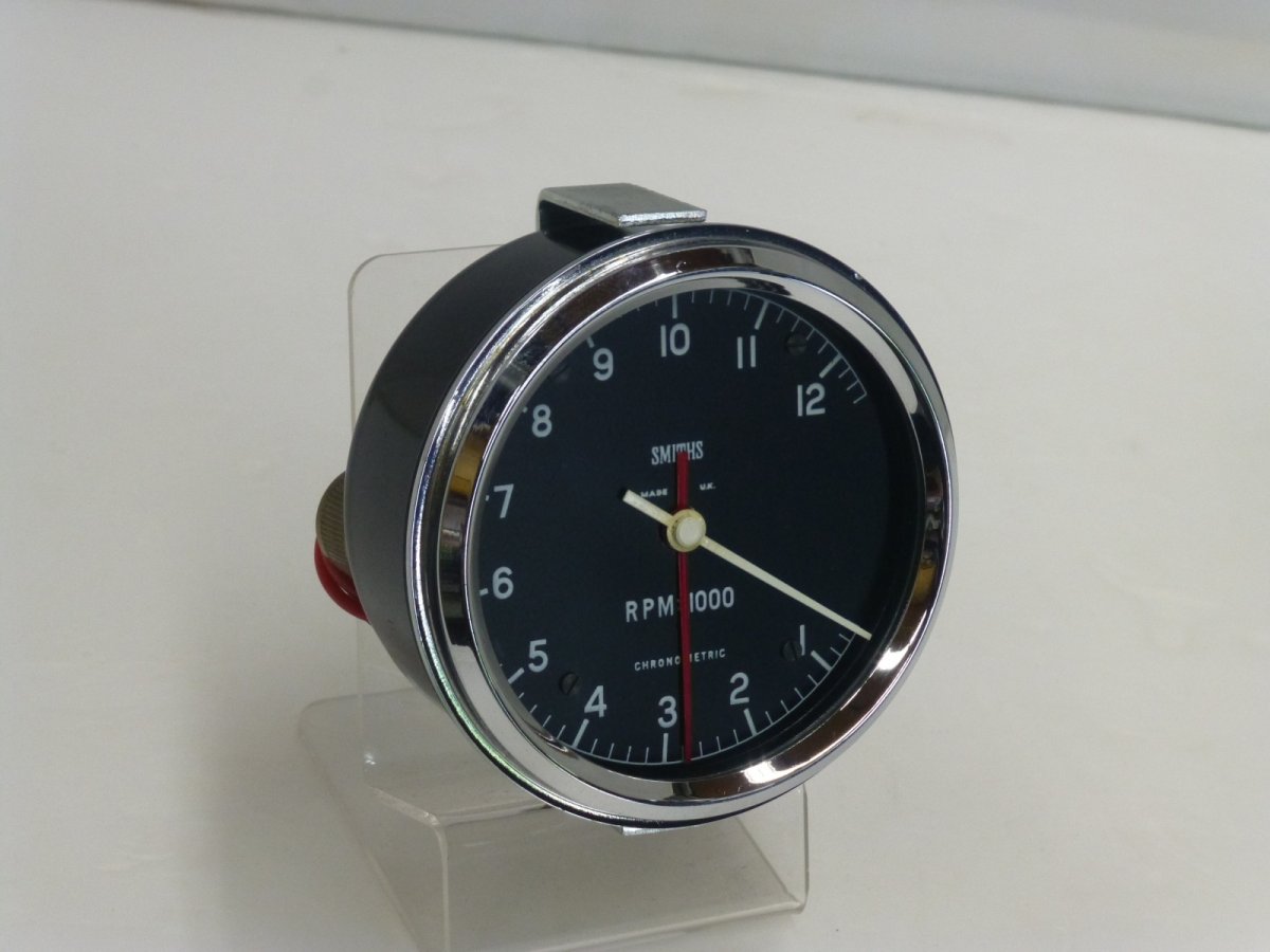 画像2: SMITHS 12000RPMクロノメトリック タコメータースパイ針・照明付O/H品 (2)